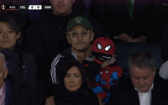 「休日の父やん」前田大然、負傷欠場で家族と試合観戦「いかついって」「どうやってあの帽子を手に入れたんだ」オフスタイルも話題に