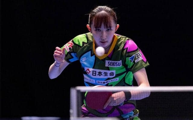 早田ひな 8強入り！初対戦のモナコ選手にストレートで圧倒【卓球 WTTロンドン】