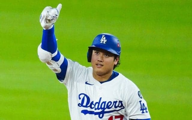 大谷翔平、特大143m場外弾が記念プレートに　本拠地に設置、1試合3発の躍動に花添える