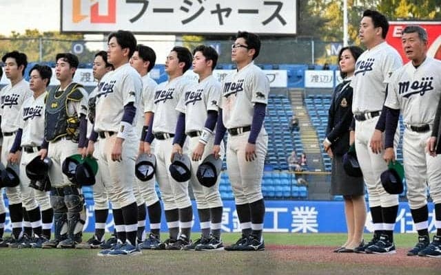 明大が22年ぶり快挙の「10戦全勝」　東京六大学野球