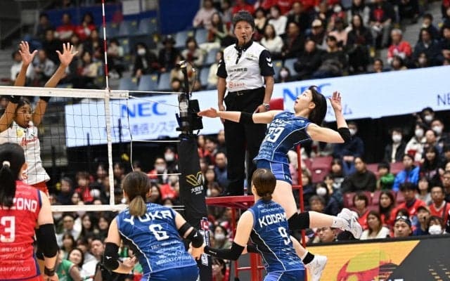 SVリーグ女子　NEC川崎が大阪MVを下して開幕6連勝　東レ滋賀は今季初勝利