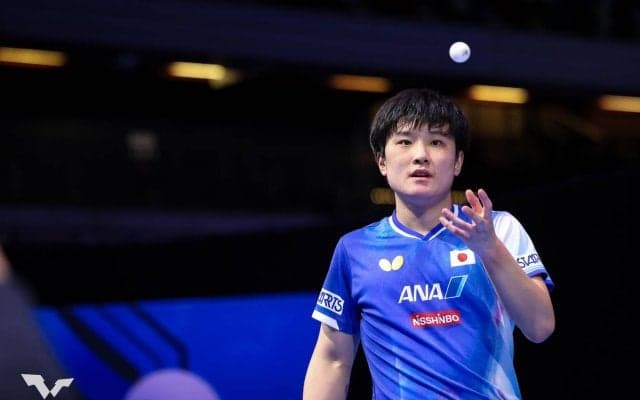 張本智和 兄妹同時Vならず。決勝は各ゲームあと1本が遠くドイツの古豪に惜敗【卓球 WTTロンドン】
