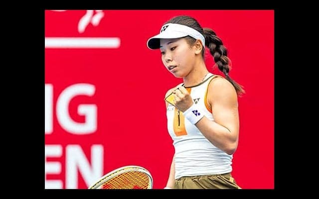  坂詰姫野 番狂わせで初戦突破 