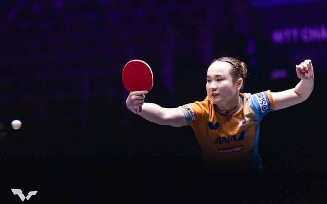 伊藤美誠を逆転で下した36歳技巧派は「忘れられない勝利を飾った」　サプライズ演出に歓喜「信じられない」【WTTチャンピオンズ・モンペリエ】