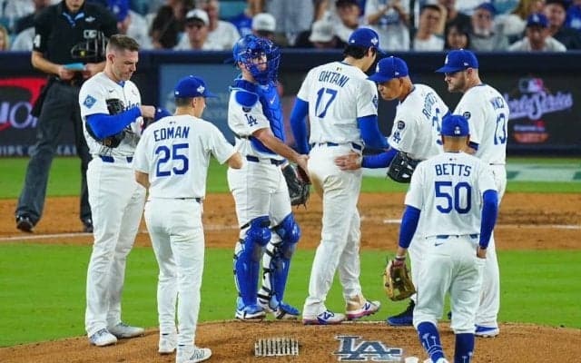 ド軍は6失点完敗、2勝2敗タイに　大谷翔平はPS初黒星…7回途中6K4失点＆3打数無安打