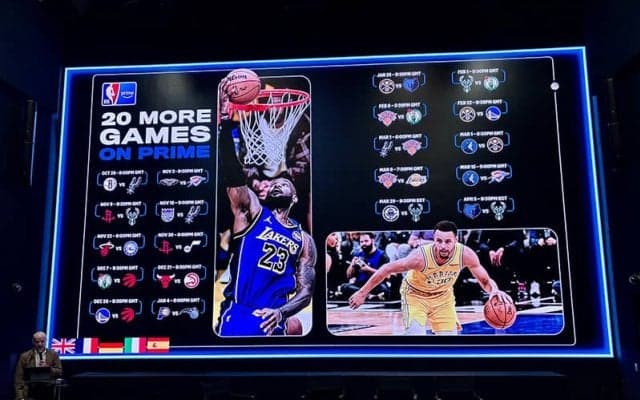 Amazonが「NBA on Prime」を正式発表…世界200カ国超で新時代の配信スタート