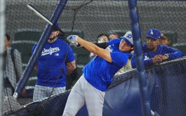 大谷翔平、屋外フリー打撃で150m特大弾　衝撃の柵越え14/28…2戦無安打も不安払拭