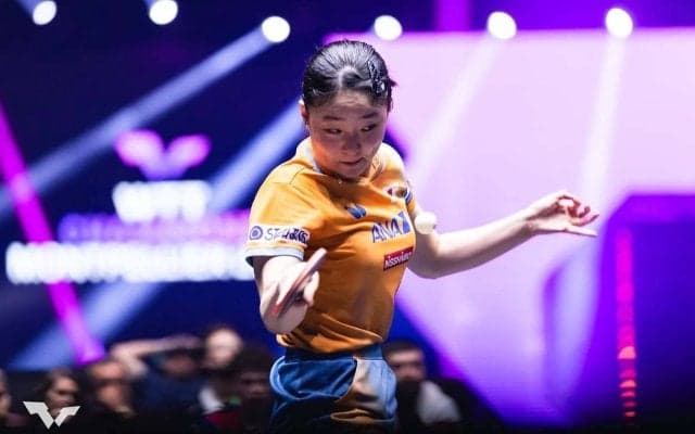 張本美和が40歳ベテランとの初対戦にストレート勝ち　波乱続く女子シングルス、日本の17歳が優勝争いに名乗り【WTTチャンピオンズ・モンペリエ】