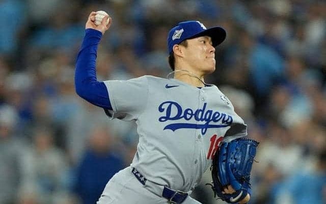 ドジャースも王手　山本が好投、佐々木が救援　3勝3敗で第7戦へ