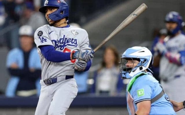 打率1割台に悩んだベッツが待望の適時打！ 米記者は“打順後退”を判断した指揮官の決断を絶賛「ロバーツは天才のよう見える」