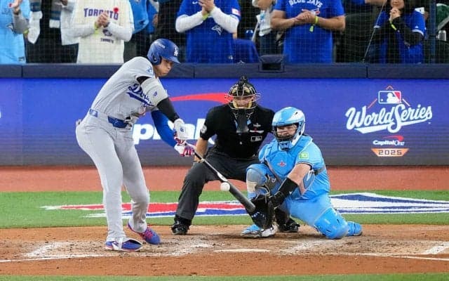 なんで…！？ 大谷翔平、想定外の“変態打ち”「こんな飛ぶ？」「エグい」人間離れした“まさかの打球”に「えげつない」