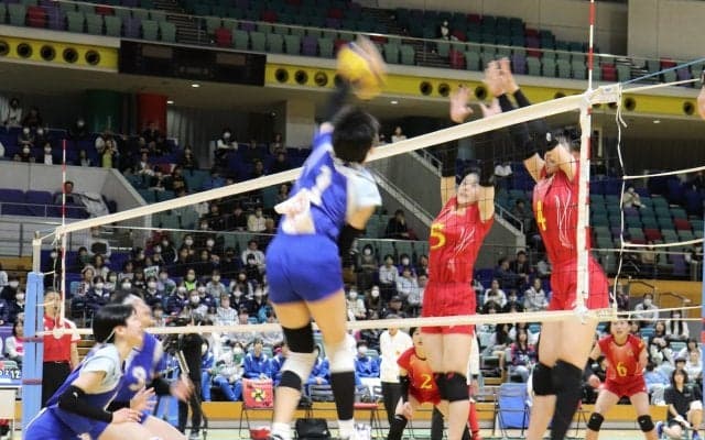 春高バレー群馬県決勝　男子は高崎が連覇　女子は高崎女が44年ぶり3度め