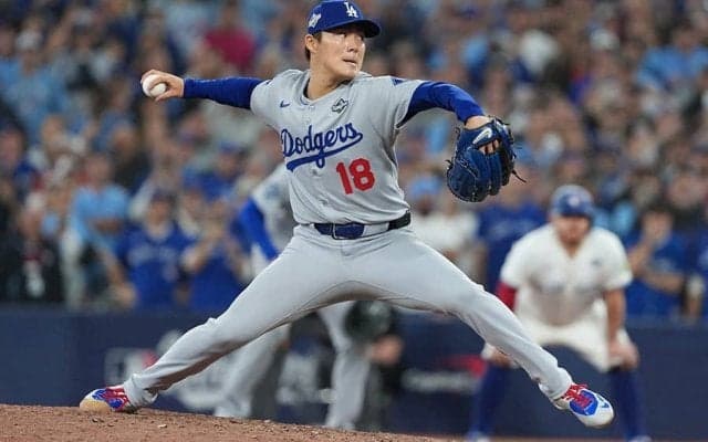 山本由伸、驚異のWS3勝目で胴上げ投手に　延長11回も続投…前日96球から「中0日」
