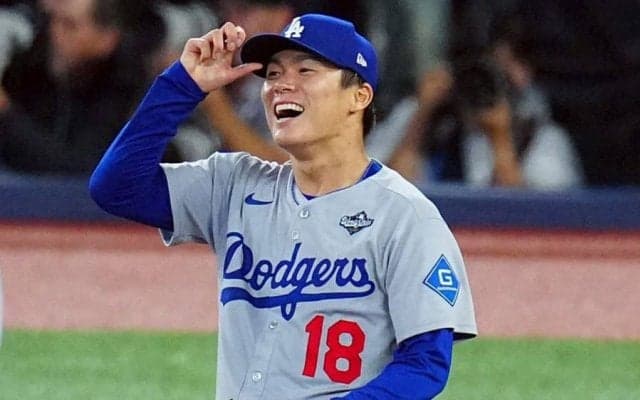 山本由伸、同僚から絶賛の嵐「あんな投手見たことない」　キケはMVPを祝う歓喜のダンス