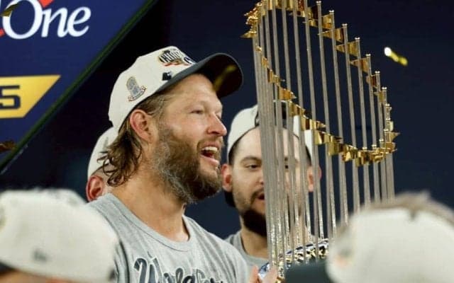 カーショー、気づかなかった試合終了「本当に？」　連覇決定後に“まさかの行動”