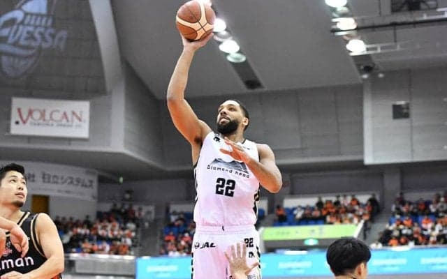 27得点の活躍を見せたレバンガ北海道のオカフォー「チームが勝てたので、それが一番」