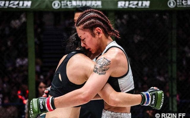 【RIZIN】ケイト・ロータス、日韓対決を制し“涙”の4連勝　恩師の前で宣言「心からやり切ったと思える所まで突っ走る」
