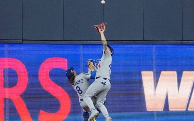 覚悟の上でキケと“激突”　由伸もマウンド上でヒヤリ…パヘス好捕を生んだ「死ぬ気」