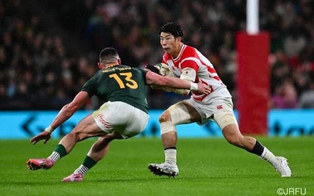 【ハイライト動画あり】ラグビー日本代表、世界王者・南アフリカに完敗。 矢崎由高、強気に攻めて一矢報いる