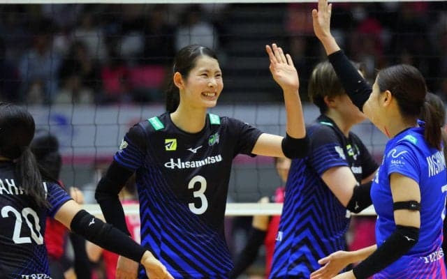 SVリーグ女子　SAGA久光が姫路に連勝　KUROBEは群馬と1勝1敗