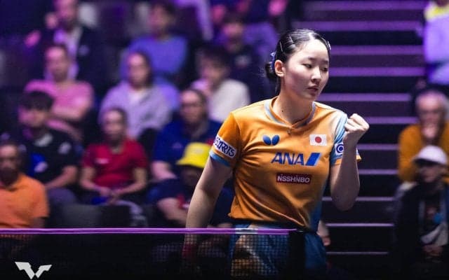 張本美和  地元フランスの21歳をフルゲームで破る！ベスト8進出【卓球 WTTモンペリエ】