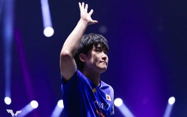 張本智和 地元の星・ルブラン兄弟の兄に最終ゲーム10-6からの逆転負け。16強で終戦【卓球 WTTモンペリエ】