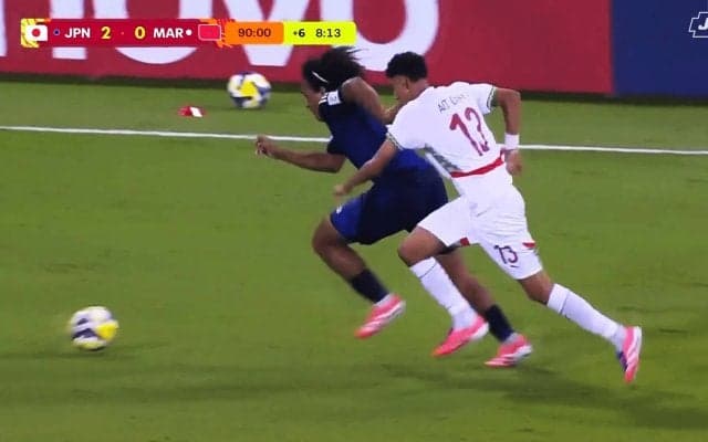 “和製ルカク”が爆誕！？16歳日本代表FWの“重戦車ドリブル”が脚光「フィジカルえぐい」「見事な秘密兵器っぷり」追加点演出の一部始終