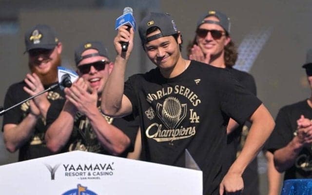 大谷翔平に“偉大すぎる紹介”　歴史的偉業連発…地元放送局も賛辞「歩く銅像」