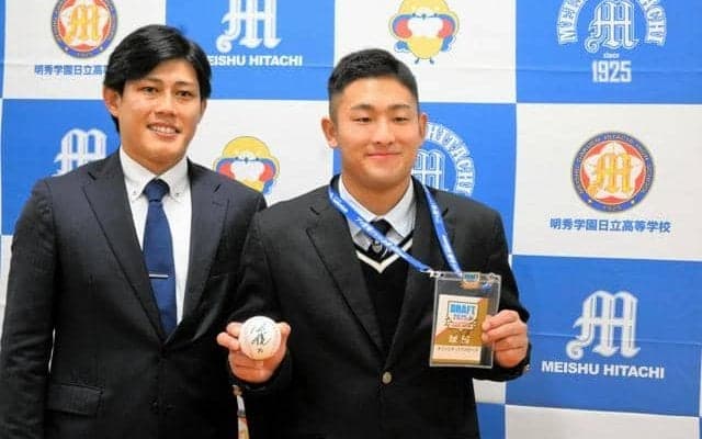 「持ち味を発揮したい」オリックス入団へ、明秀日立・野上が意気込み