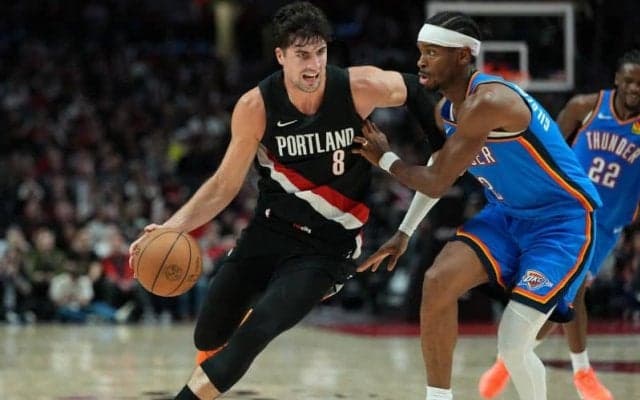 ブレイザーズが最大22点差を覆し逆転勝利…サンダーの開幕連勝記録は8でストップ