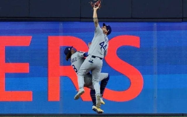 ド軍パヘスが振り返るスーパーキャッチ「ただ捕ることしか頭になくて…」　WS第7戦サヨナラ負け危機の9回一死満塁から出場