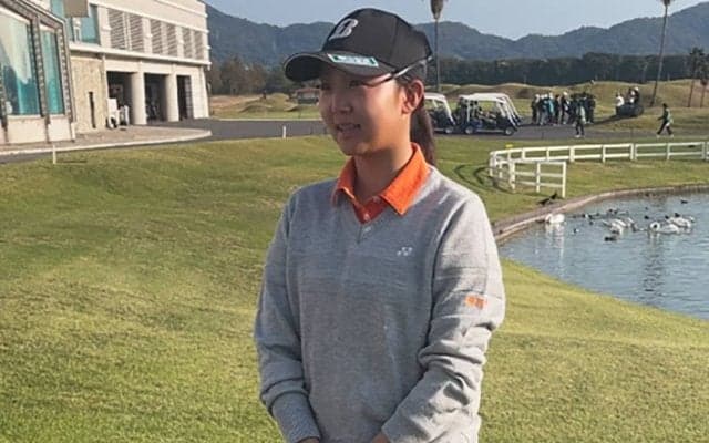 高3の伊藤愛華がトップ合格でQTファイナルステージへ　「1年目から優勝できるように頑張る」
