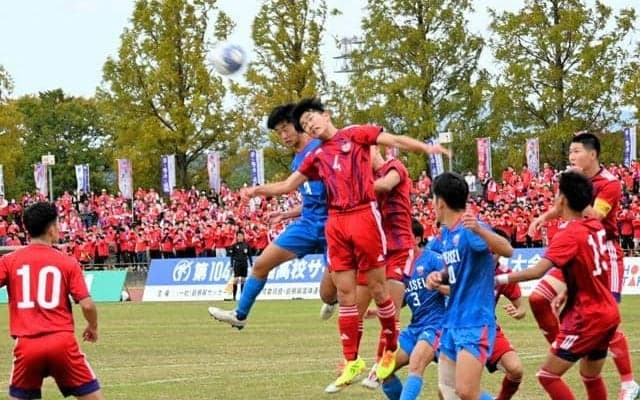 大社が4年ぶりに優勝、全国大会へ　高校サッカー選手権島根県大会