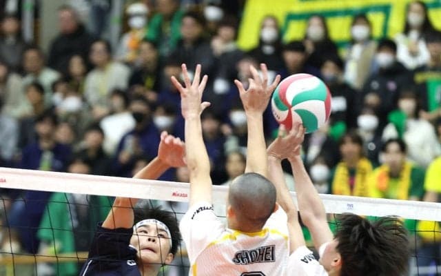 春高バレー　埼玉・男子決勝　春日部共栄が激闘制す「団結した」　昌平「精一杯やった」