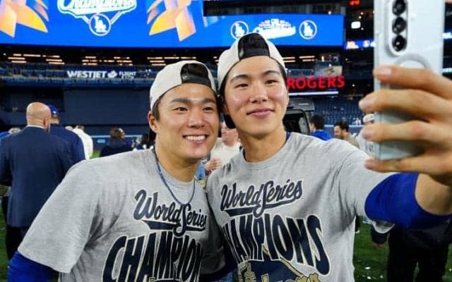 「キム・ヘソンが羨ましい」韓国人2選手が本音ポロリ　世界一の瞬間は二塁守備で歓喜　「WSまで生き残ったのがすごい」