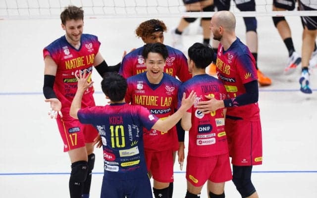 SVリーグ男子　東京GBが逆転勝利で連勝、ヴォレアス北海道はホームで連敗ストップ　