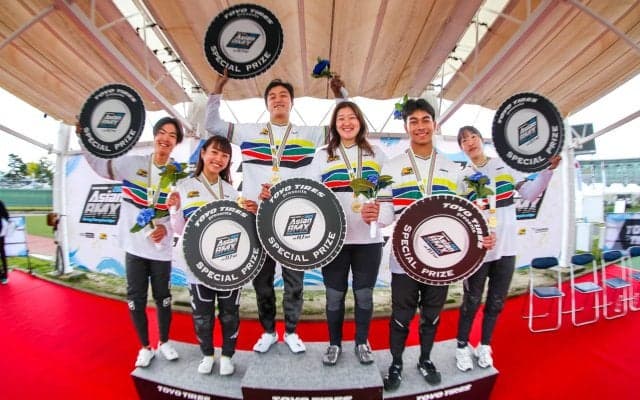 パリ五輪日本代表畠山紗英を筆頭に、日本チームが出場4カテゴリーにてタイトル獲得「TOYO TIRES presents 2025アジアBMXレーシング選手権」