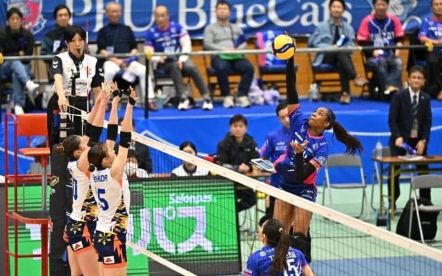 SVリーグ女子　PFUが東レ滋賀に連勝　A山形と岡山はともに今季初勝利