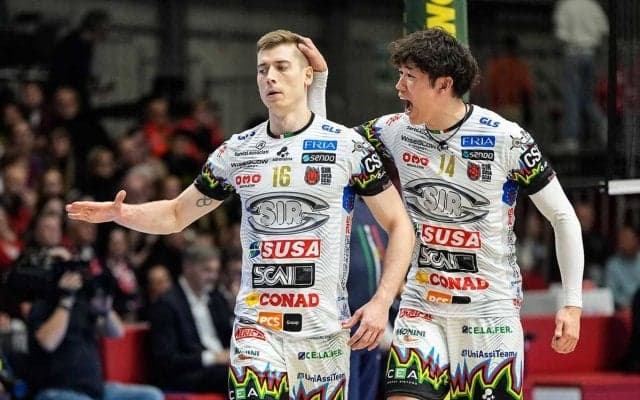 石川祐希、途中出場7得点でペルージャの“大逆転勝利”に貢献　「圧巻のプレー」と公式サイトも太鼓判