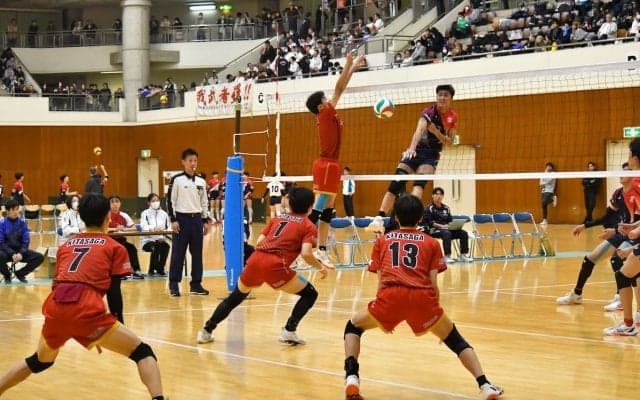 春高バレー京都大会　15日の決勝は男子が洛南－東山、女子が京都橘－北嵯峨の対戦に