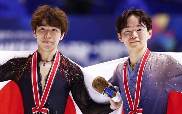 【フィギュアスケート】鍵山優真は佐藤駿と再び「バチバチ」に戦えることが「すごくうれしいし楽しい」