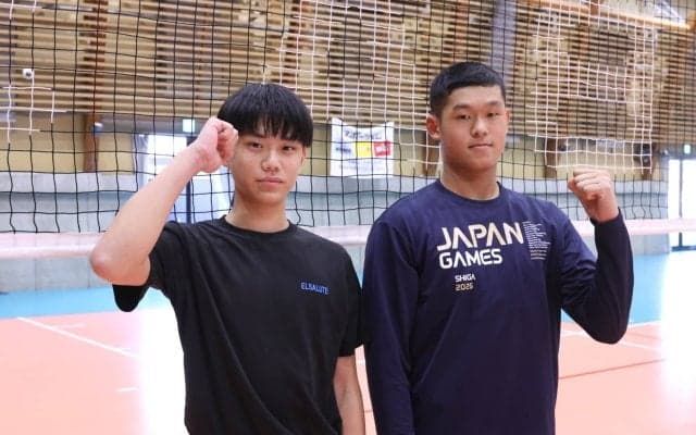 日の丸をつけた兄を持つ土井颯太（長崎）＆岩下遼大（熊本） 有望中学生対談「憧れの存在が身近にいるのはいいこと」