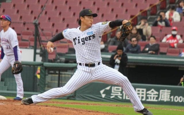 元阪神ドラ1・森木大智 149キロ出た！元広島・松山竜平にヒット許すも直球は全て145キロオーバー！【トライアウト】