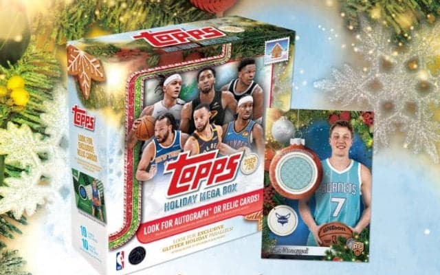 ホリデーデザインのNBAカード最新作が登場…11月14日に「NBA Store Japan」にて100箱限定で販売