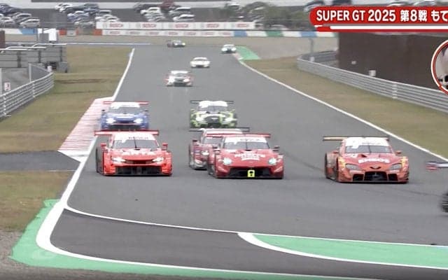 3台まとめて「オーバーテイクしました！」 王者ならずもスープラが見せた“意地”…驚異のごぼう抜きにSNS熱狂「大迫力！」