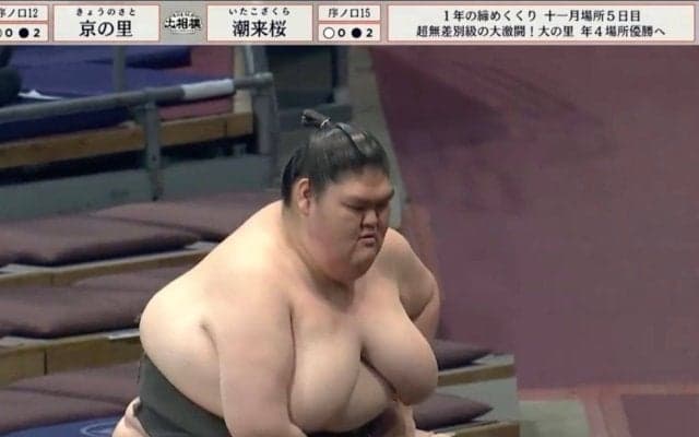意外すぎる“ほっそり美脚” 184センチ巨漢力士にファン注目「すごいスタイル」