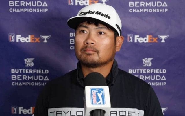 久常涼は暫定4位と好発進「最近は風の強いコースが好き」