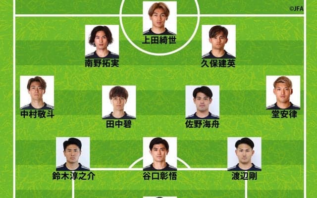 【速報】日本代表、ガーナ戦のスタメン発表！ 久保建英ら“ブラジル撃破組”が中心 GKに早川友基を抜擢 遠藤航と板倉滉はベンチスタート