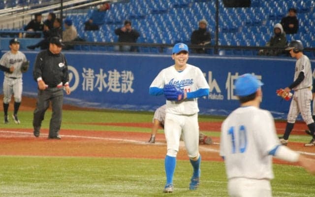 青山学院大が初戦突破！中日ドラ1右腕が貫禄の1失点完投！DeNAドラ1・小田は故障の影響で途中出場【明治神宮大会】