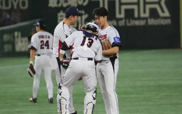 韓国、この日も中継ぎ陣崩壊…2試合通して19四死球に【侍ジャパン】